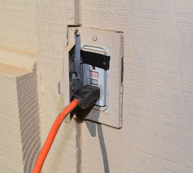 install a new outdoor outlet cover for electrical safety, electrical, home maintenance repairs, Electrcal tape isn t really the solution