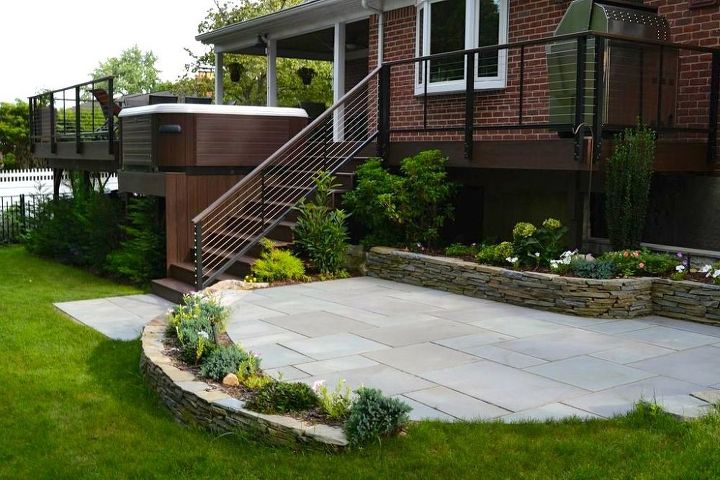outdoor enthusiasts get new deck and hot tub, decks, outdoor living, patio, spas, Spa Installation