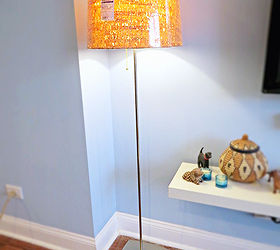 how to dress up an ikea lamp shade, diy, electrical, home decor, lighting