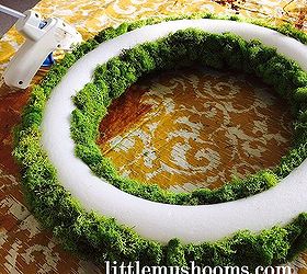 how to make a reindeer moss wreath, crafts, wreaths