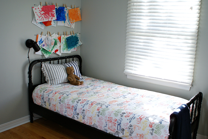 salvaged jenny lind style bed, bedroom ideas, diy, painted furniture, woodworking projects