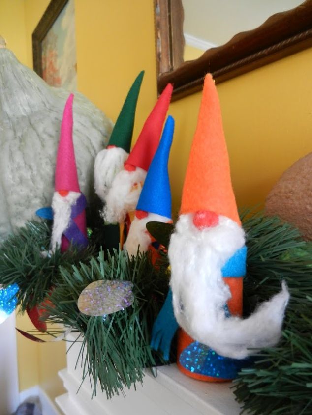 handmade tomten, christmas decorations, crafts, seasonal holiday decor