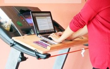 Easy DIY Treadmill Desk