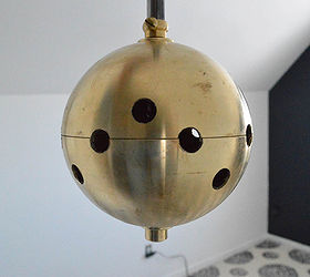 the microphone chandelier, diy, electrical, lighting, repurposing upcycling, The hub of a Sputnik chandelier