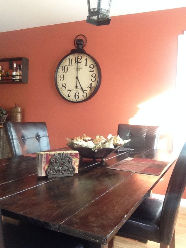 office table transformed to farm table, painted furniture, woodworking projects