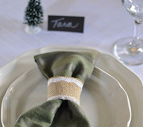 how to quickly make napkin rings, crafts, seasonal holiday decor