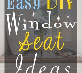 easy and cozy diy window seat bench, diy, home decor