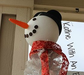 front porch christmas decor and how to make a snowman tree, christmas decorations, home decor, how to