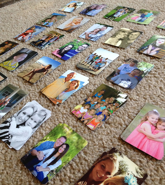 how to make a customized photo card game for kids, crafts