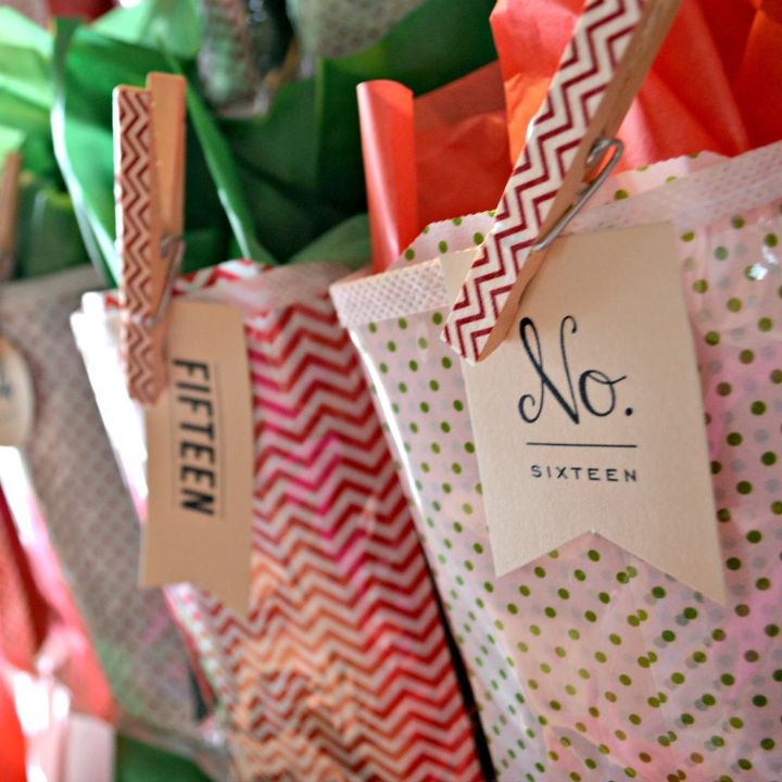 Advent Calendar Made From Upcycled Shoe Organizer Hometalk