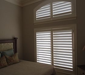 guide on how to install custom plantation shutters on a large window, curb appeal, how to
