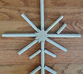 how to make snowflakes out of corrugated paper, christmas decorations, crafts, how to, seasonal holiday decor