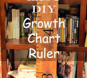 how to make a giant growth chart ruler wooden wall decor, crafts, woodworking projects