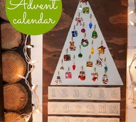 diy advent calendar, christmas decorations, crafts, seasonal holiday decor