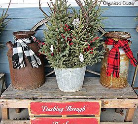 how to make junk outdoor christmas decorations, christmas decorations, outdoor living, seasonal holiday decor