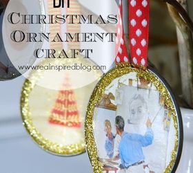 how to make a christmas ornament out of a juice can, christmas decorations, crafts, seasonal holiday decor