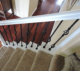 should a handrail match the carpets