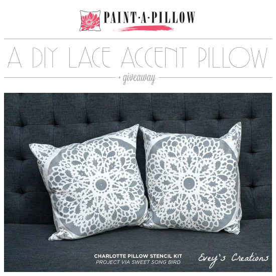 How To Stencil A Lace Accent Pillow Hometalk