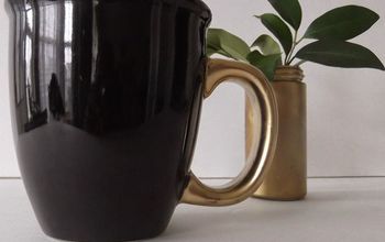 DIY Gold-Handled Mug