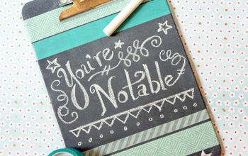 Decorated Chalkboard Clipboards