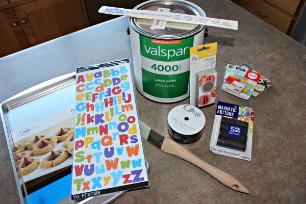 how to make a kids chore chart out of a cookie sheet, crafts