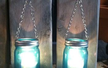 Mason Jar/Pallet Wood Wall Decor - Candle Holders