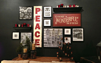 The Perfect Winter Holiday Photo Wall