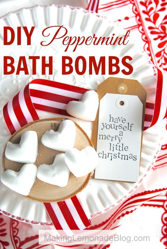 diy peppermint bath bombs you ll love these festive fizzies, crafts, how to