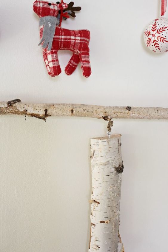 diy birch branch christmas tree, christmas decorations, repurposing upcycling, seasonal holiday decor