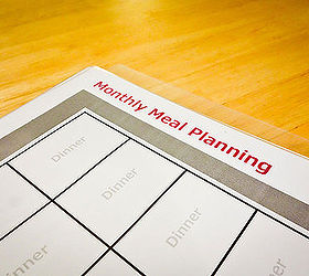 meal planning made easy, organizing