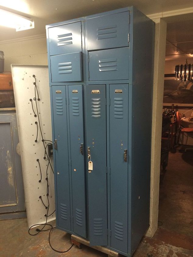 gym locker turned wine storage, diy, organizing, repurposing upcycling, storage ideas