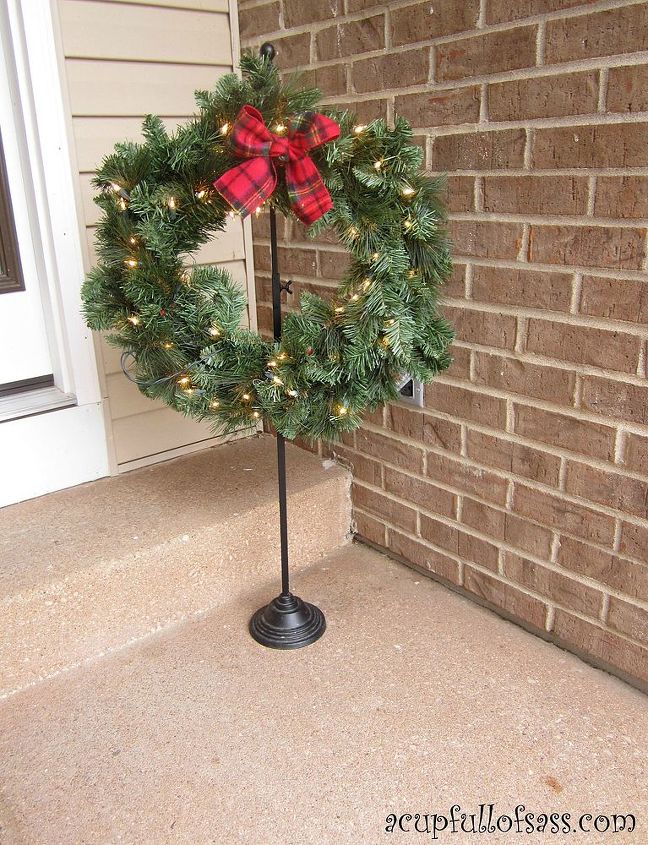 decoraciones de navidad para el porche delantero