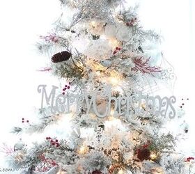 red white silver christmas tree, christmas decorations, seasonal holiday decor