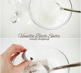 vanilla bath salts, bathroom ideas