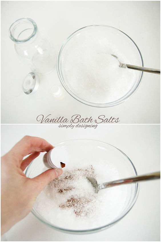 vanilla bath salts, bathroom ideas