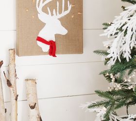 light up deer silhouette, christmas decorations, crafts, seasonal holiday decor