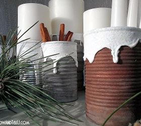 melting faux snow texture, christmas decorations, crafts, seasonal holiday decor