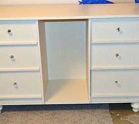 desk to hutch, painted furniture, repurposing upcycling