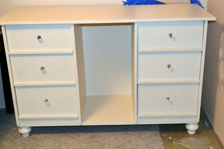 desk to hutch, painted furniture, repurposing upcycling, After