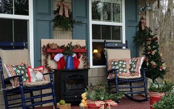 How To Make A Faux Fireplace For Your Porch