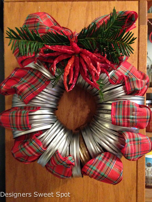 mason jar band wreath, christmas decorations, crafts, mason jars, seasonal holiday decor, wreaths