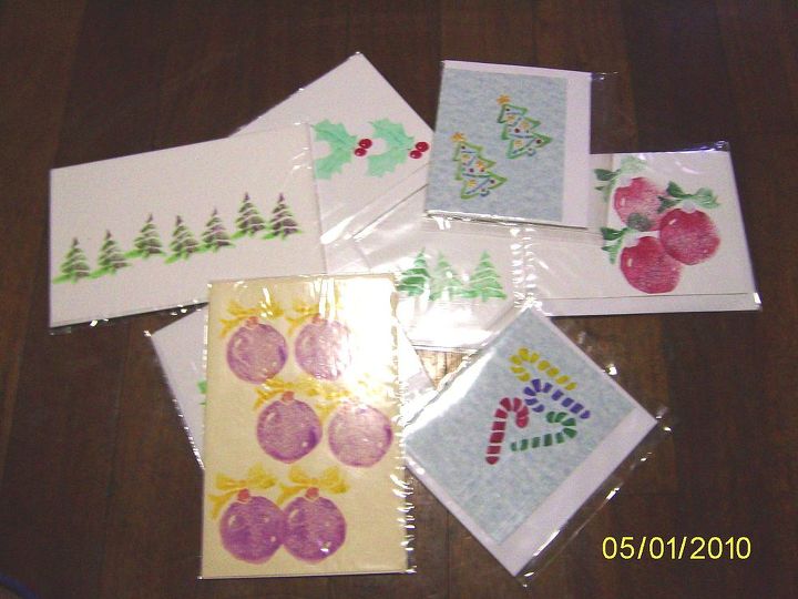 stamping craft gift wrappers, christmas decorations, crafts, seasonal holiday decor