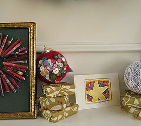 merry mixed up handmade holiday mantle display, christmas decorations, crafts, fireplaces mantels, seasonal holiday decor
