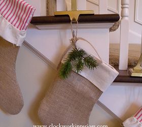 no mantel no problem hang your stockings from the staircase, christmas decorations, crafts, seasonal holiday decor, stairs