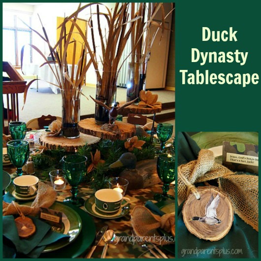 duck dynasty tablescape navidad