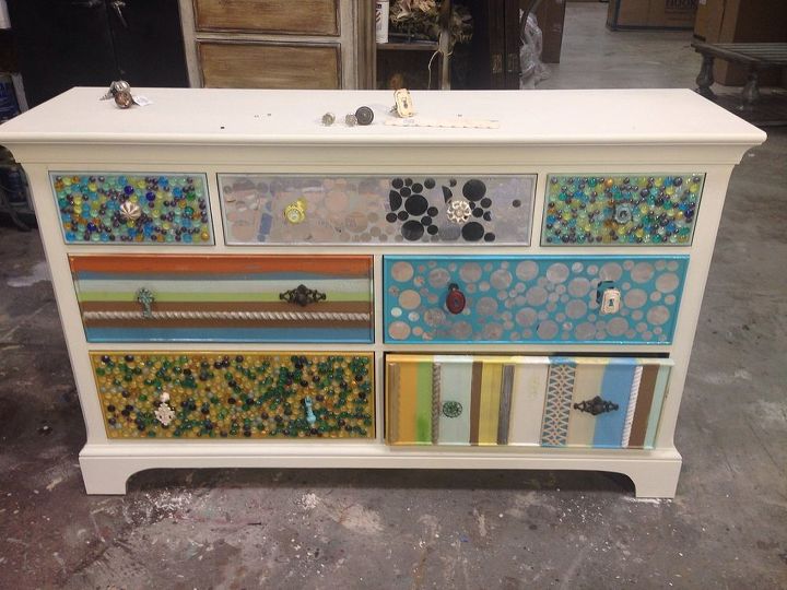 painted dresser, crafts, painted furniture, Funky dresser