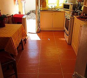how to paint a tiled kitchen floor, flooring, how to, kitchen design, painting