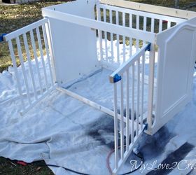 Dog crate clearance out of crib