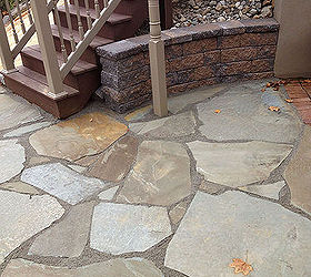 Natural Flagstone Patio Extension