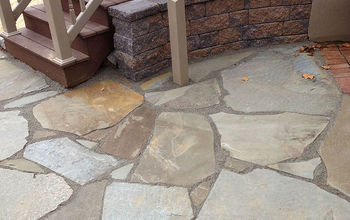 Natural Flagstone Patio Extension